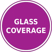 Glass coverage